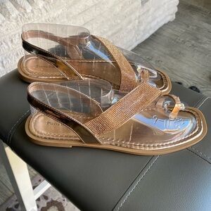 Pierre Dumas Women's Rose Gold Sandals